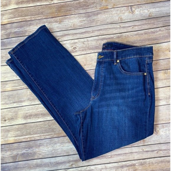 Tommy Hilfiger TH Flex Tribeca Straight-Leg Jeans Plus Size 16 - Picture 4 of 8